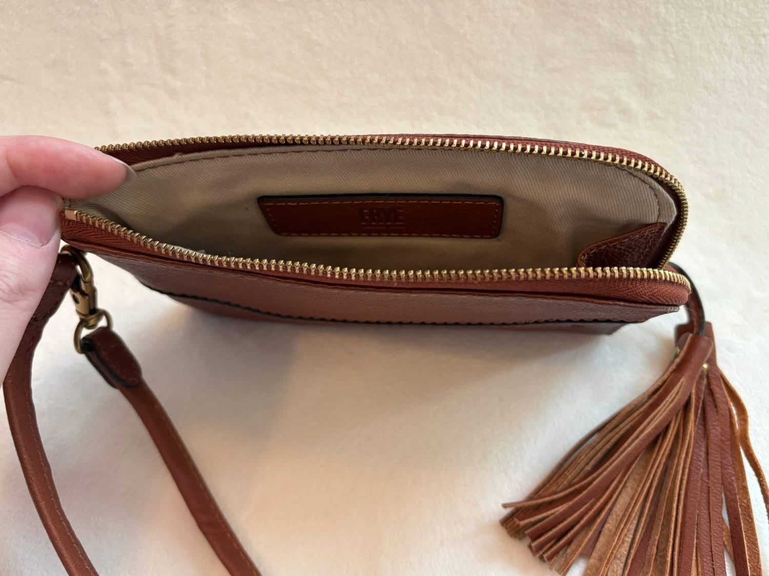 Frye Brand Leather Wristlet